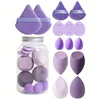 7/14pcs Makeup Puff Powder Kit Blending Sponge Triangle Powder Puff Finger Air Puff Soft Make Up Beauty Facial Cosmetic Tool 2