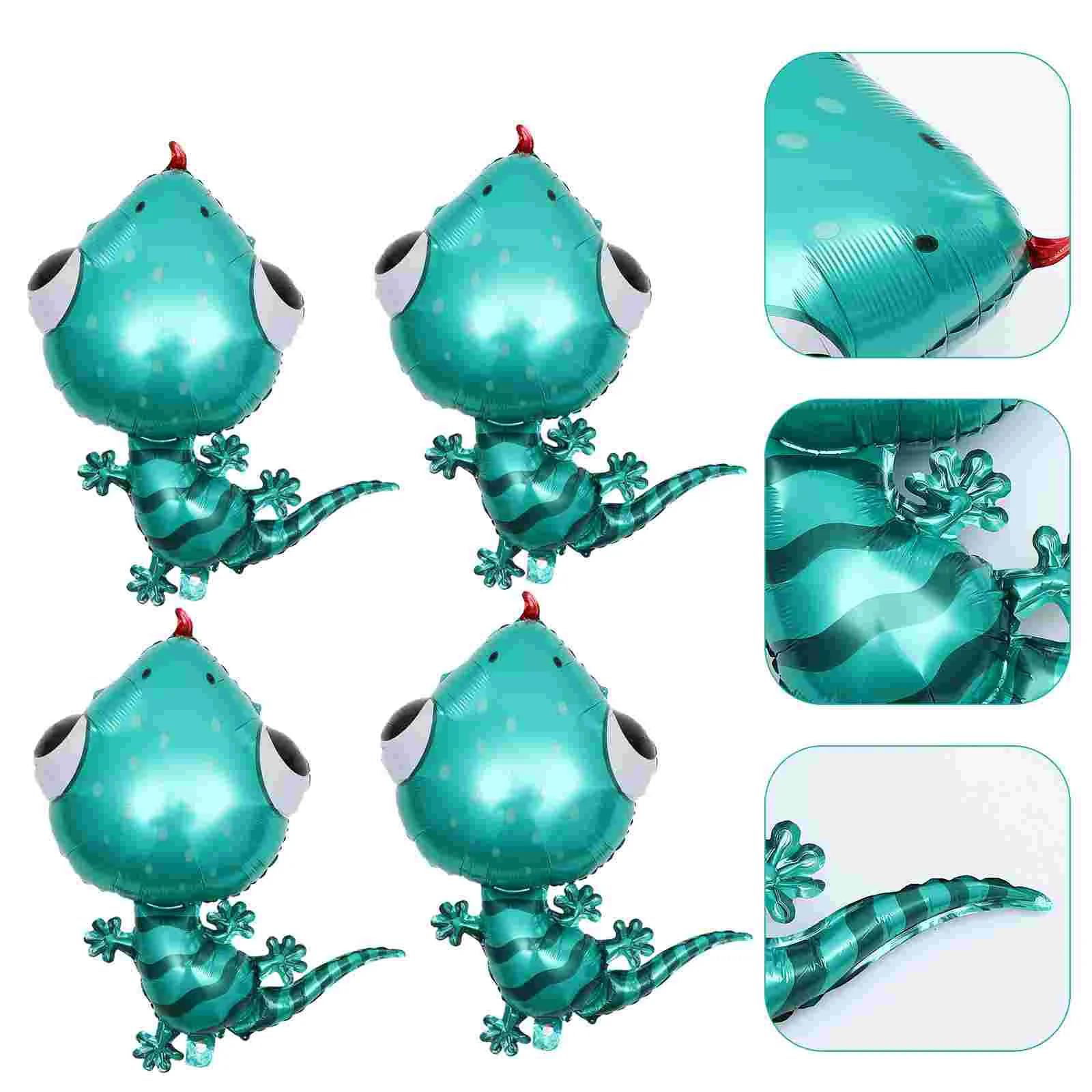 4 Pcs Animal Balloon Foil Balloons Animals Party Decor Pet Ornaments Inflatable Baby Child