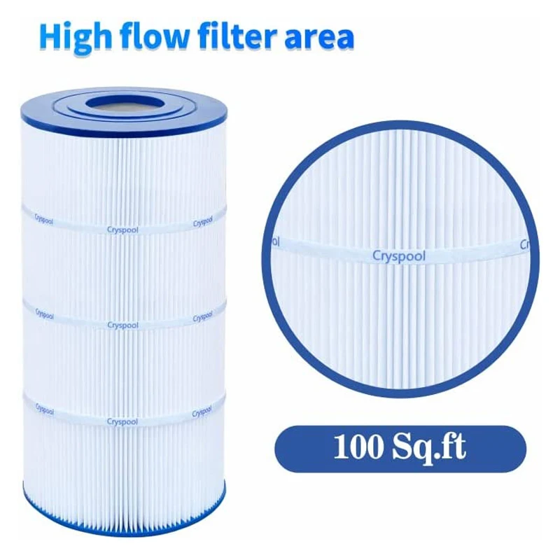 Cryspool Pool Filter Compatible with SwimClear C100S, CX100XRE, PA100S, C-9440, 100 sq.ft, 1 Pack spa filter
