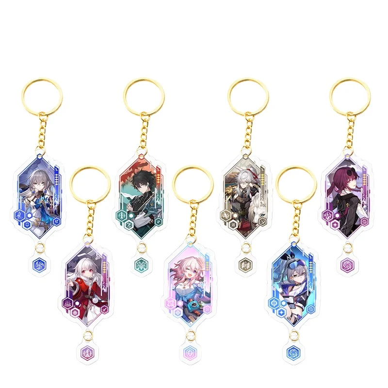 

20 шт./партия, акриловые брелки для ключей