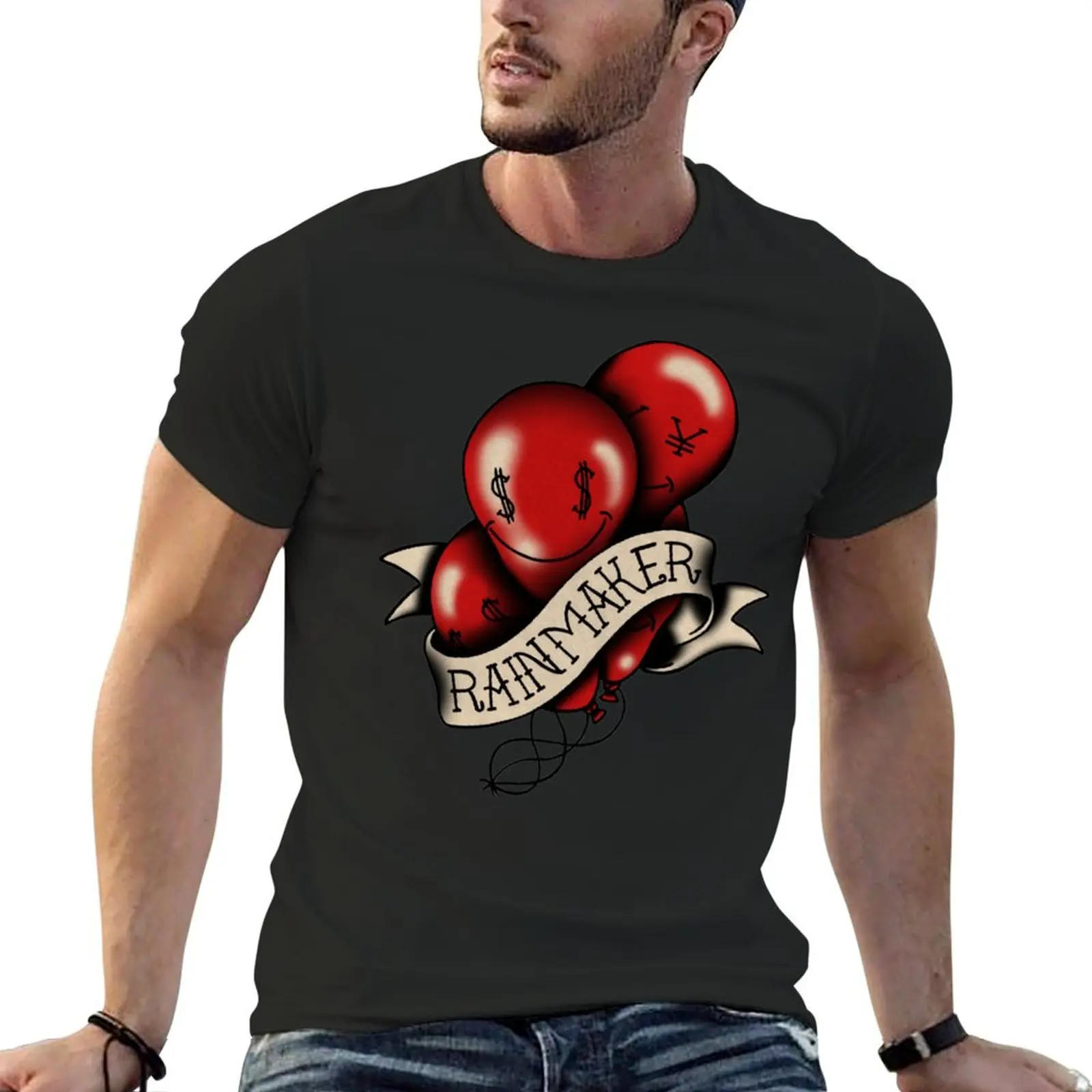 

Rainmaker Tattoo T-Shirt custom t shirt customs design your own Men's t-shirt
