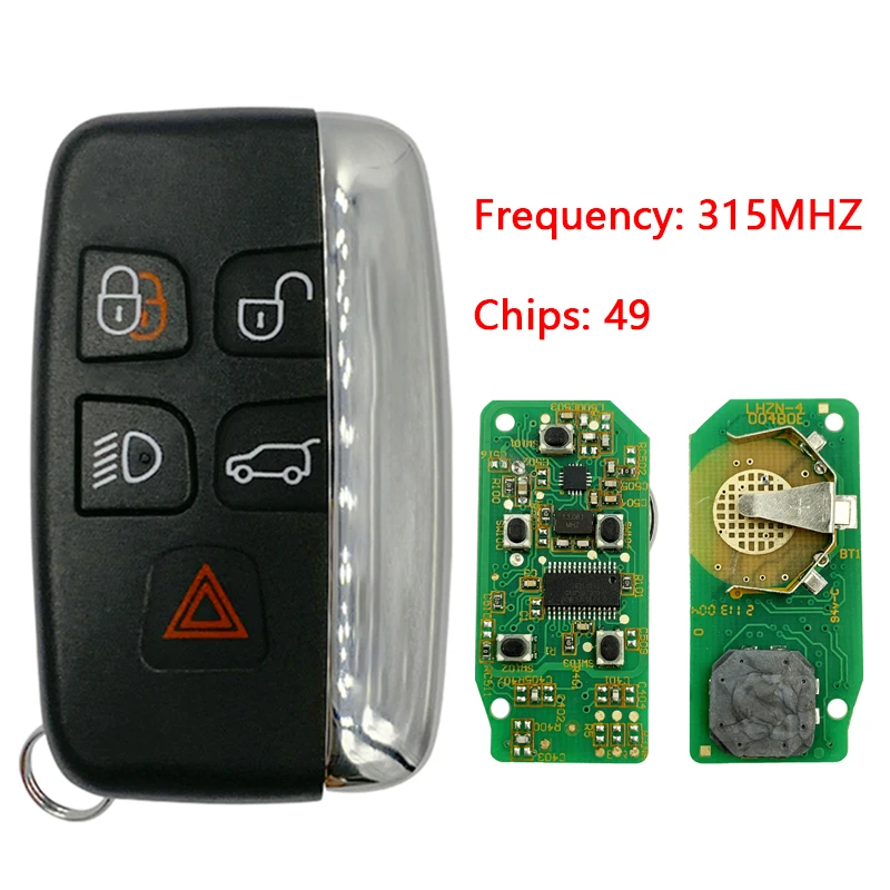 CN004008 Aftermarket/Original 5 Button Smart Key For Range Rover Evoque/Sport/2010- 2016 Remote With 315 Mhz PCF7953P Chip