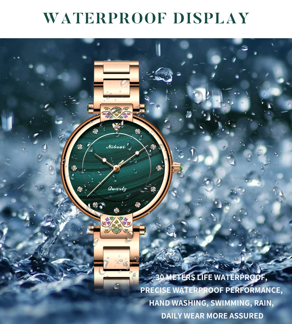 2021 NIBOSI Fashion Ladies Watch Brand Ladies Creative Steel  Women Bracelet Watches Female Waterproof Clocks Relogio Feminino