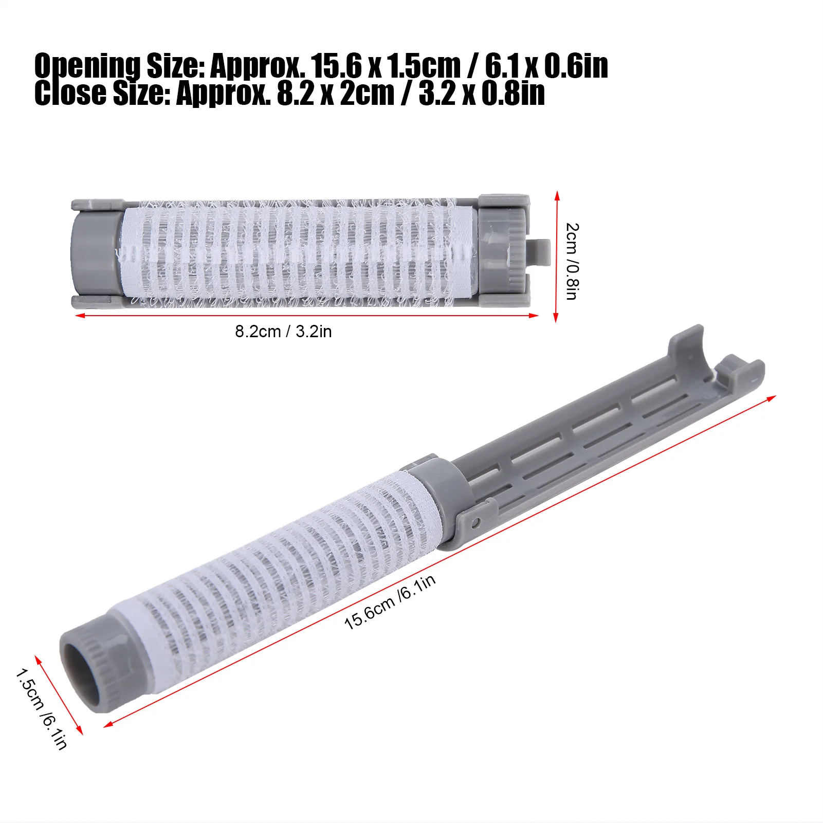 20pcs Hair Perm Roll Fluffy Perming Rod Hair Roller Curler Kit Perming Rods Curlers Hairdressing Styling Tool for Salon