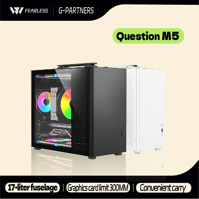 Question M5 M-ATX Portable Computer Case ITX Motherboard ATX/SFX Power Supply Support U3 Desktop MINI Small Chassis