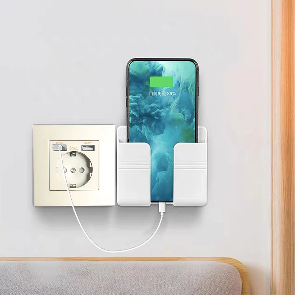 Usb Wall Mount Qi Charger Wireless Charger With USB Port 15 Amp