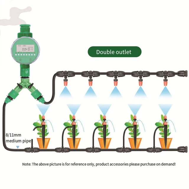 Digital Garden Watering Timer Electronic Automatic Irrigation Controller Intelligence LCD Display Valve Watering Control Device 3