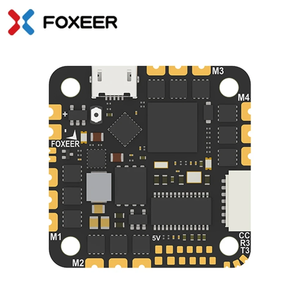 

FOXEER F7 AIO V4 Flight Controller F745 45A BLS 2-6S MPU6000 Dshot ESC For DJI CADDX HD VTX 25.5x25.5mm Racing Drone