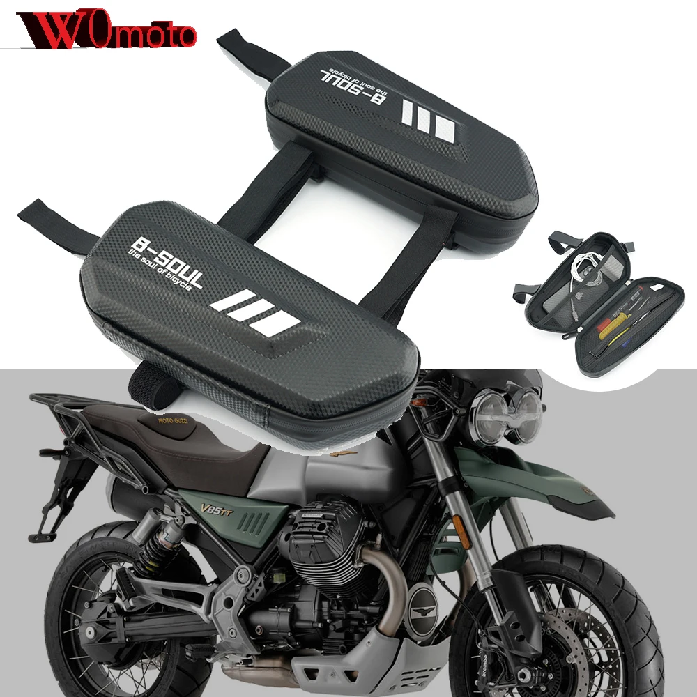 IRISZ Motorschutzbügel Für Moto Guzzi - Fallschutz In Rot Für V85TT, V9, V7 Modelle