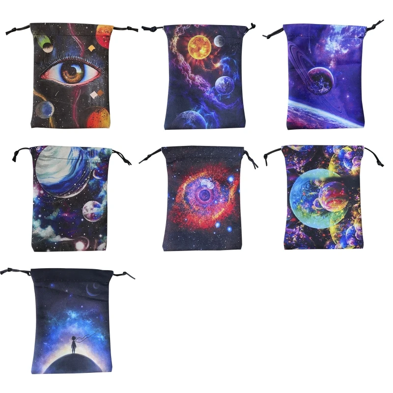 

Velvet Tarot Drawstring Card Storage Bag Jewelry Gift Pouch Board Game Card Mini Print Package Game Tarots Storage Bag NEW