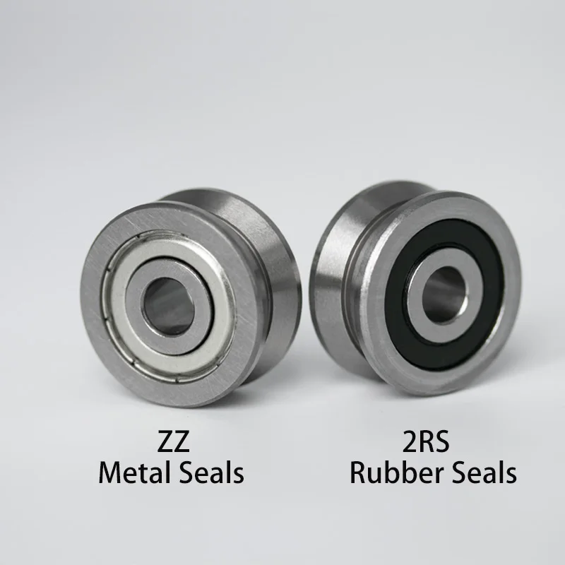 V Groove Track Roller Bearing 8x30x14mm Metal Seals Or Rubber seals LV20/8ZZ LV20/8 2RS