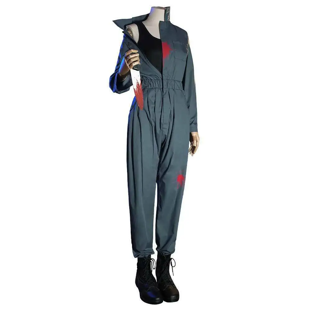 Halloween 4 Michael Myers Black Jumpsuit Cosplay Costume