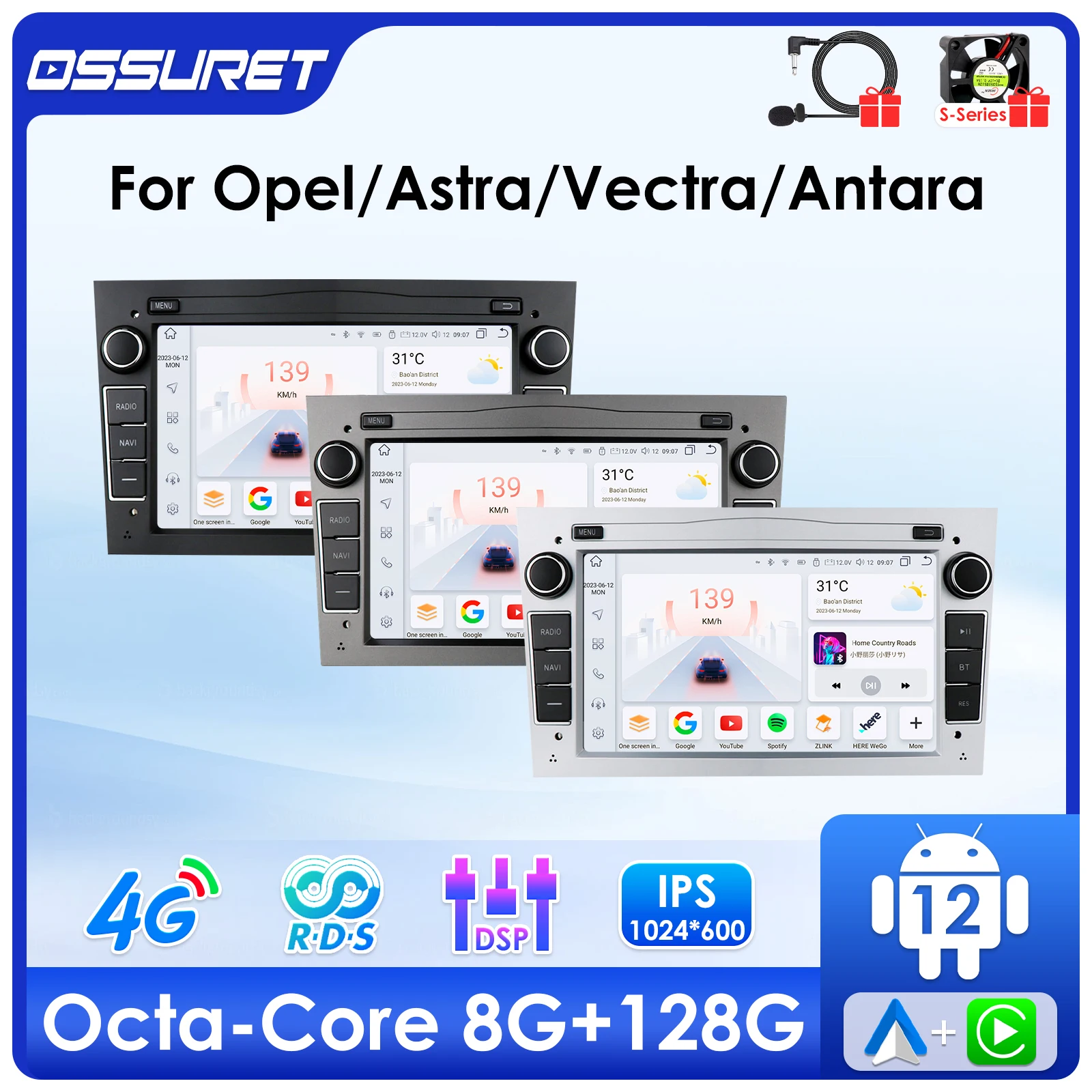 

7"7862 Android Universal car radio for Opel Astra H G J Vectra Meriva Corsa C D Vivaro Antara Zafira multimedia GPS navi Stereo