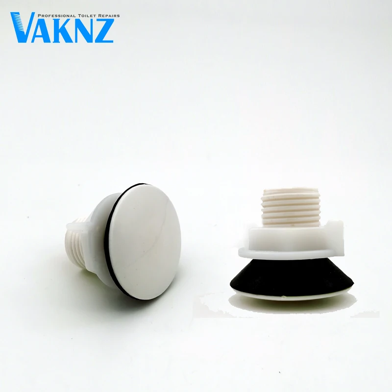 

Toilet Cistern G1/2 ABS Plastic Seal Plug Thread Head Dia 20mm Seal Plug