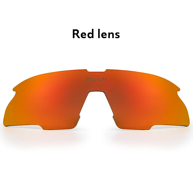 SCVCN-S2 Cycling Eyewear HD Red Blue Green Lens Photochromic Polarized Lens Replacement Lens Frame Suitable Glasses Case