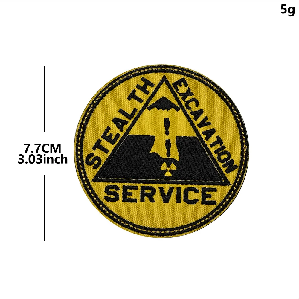 Taktischer Moral-Patch mit Klettverschluss, Militärisches Gesticktes Abzeichen für Rucksack, Jacke, Hut, DIY Klettverschluss-Patch-Set – Detail 10