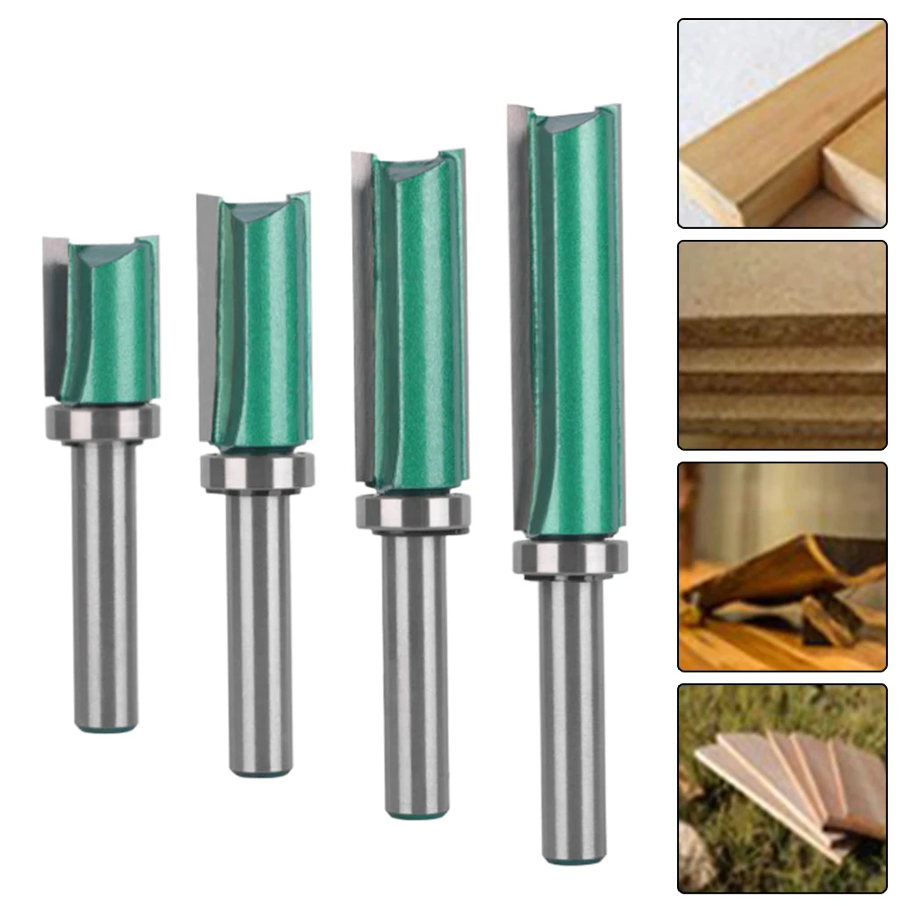 

8mm Shank Router Bit With Bearing/Milling Cutter For Wood Bit Woodworking Face Mill YG6X Carbide Tip Router Bit 60-91mm