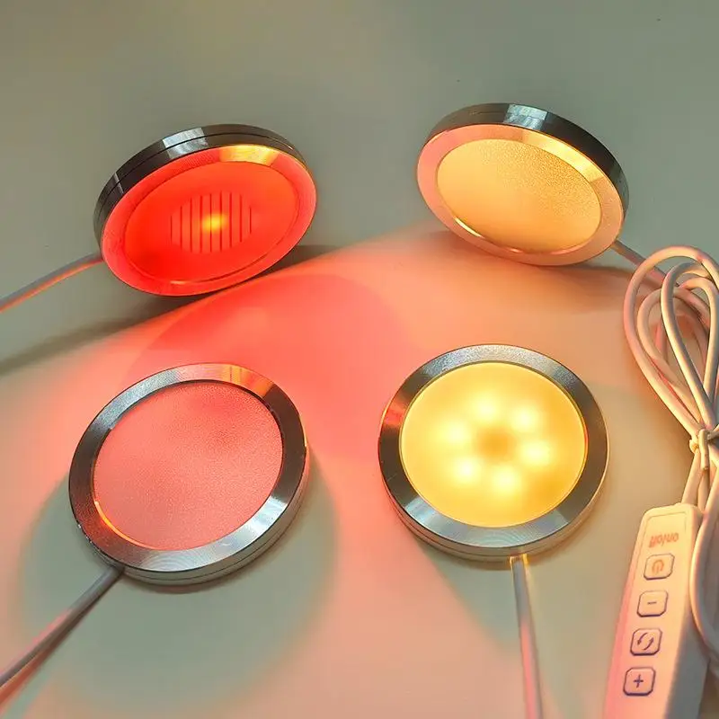 새로운 USB 원형 초박형 알루미늄 합금 램프 5V 3D 프린터 액세서리 Led 조명 부품 DIY 모델 따뜻한 화이트/멀티 컬러