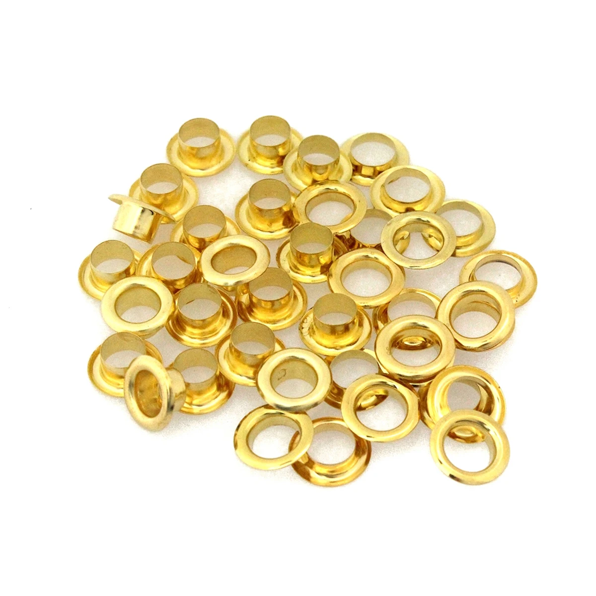 Locheisen Ösenpresse DIN7332 Profi Ösenset 10mm 50 Ösen Messing/Nickel Rostfrei Ösenwerkzeug Ösenstempel Oesenzange Mit Oesen Für Planen