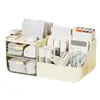 Makeup Organizer Pencil Holder for Desk Cosmetic Organizer Cosmetic Makeup Storage Box Desktop Stationary Organizer with Drawers 6