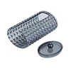 3 Kinds Optional Makeup Cotton Pads Organizer with Lid Translucent Black Plastic Makeup Swab Storage Box Lipstick Case 5