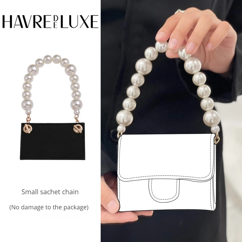 

Bag Accessories Card Holder And Chain Transformation Chain Bag Wallet Portable Pearl Underarm Short Shoulder Replacement