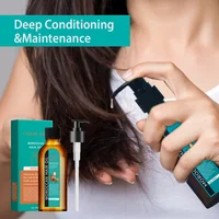 L'huile essentielle de soin capillaire empêche les cheveux secs et fendus, hydrate en douceur, nourrit et adoucit la lumière 2