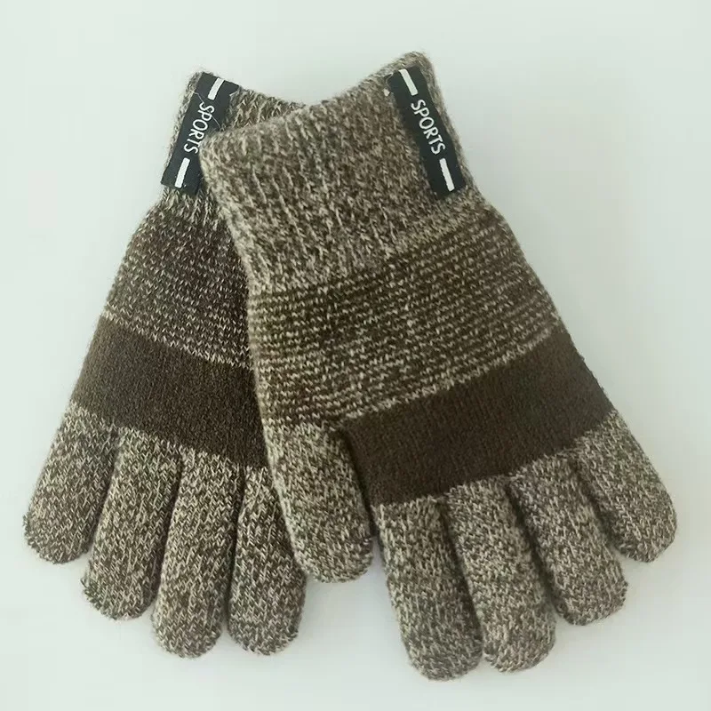 3-8 years /oldKnitted Thicken Kids Gloves Winter Keep Warm Children Baby Plush Furry Full Finger Mittens Soft Gloves