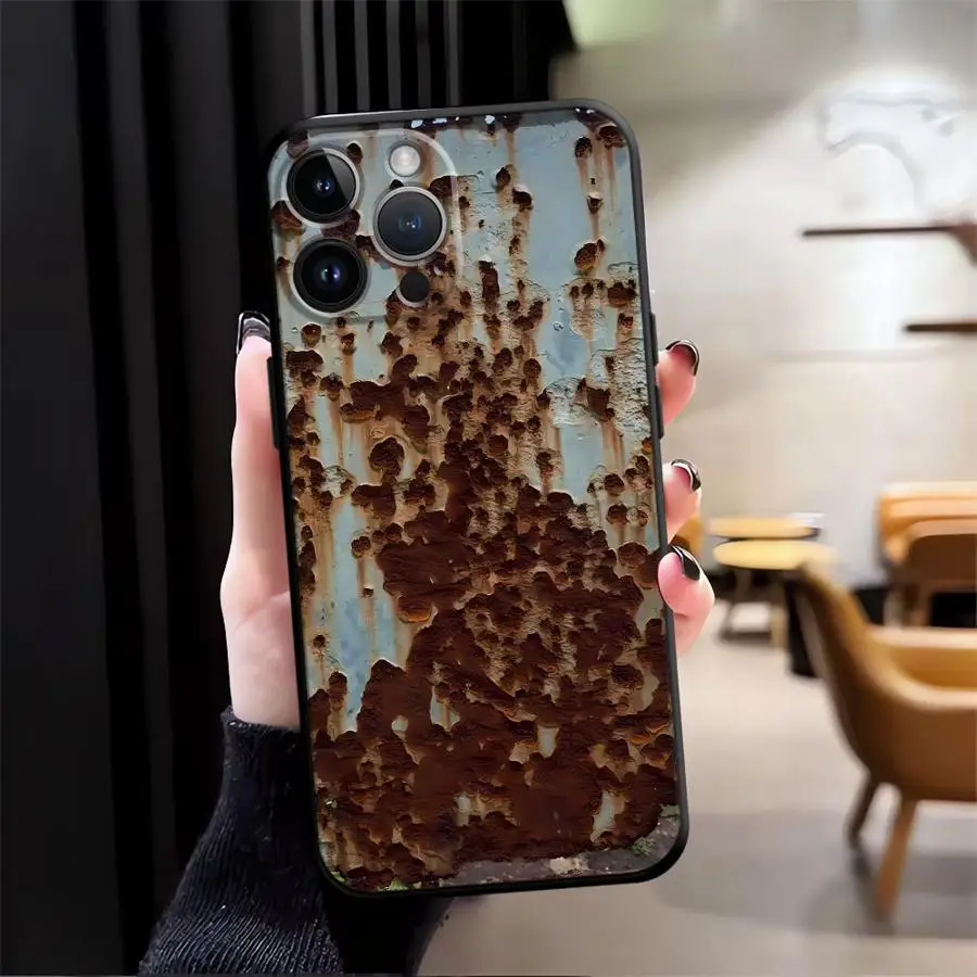 Vintage Rust Art Phone Case - Soft Back Cover