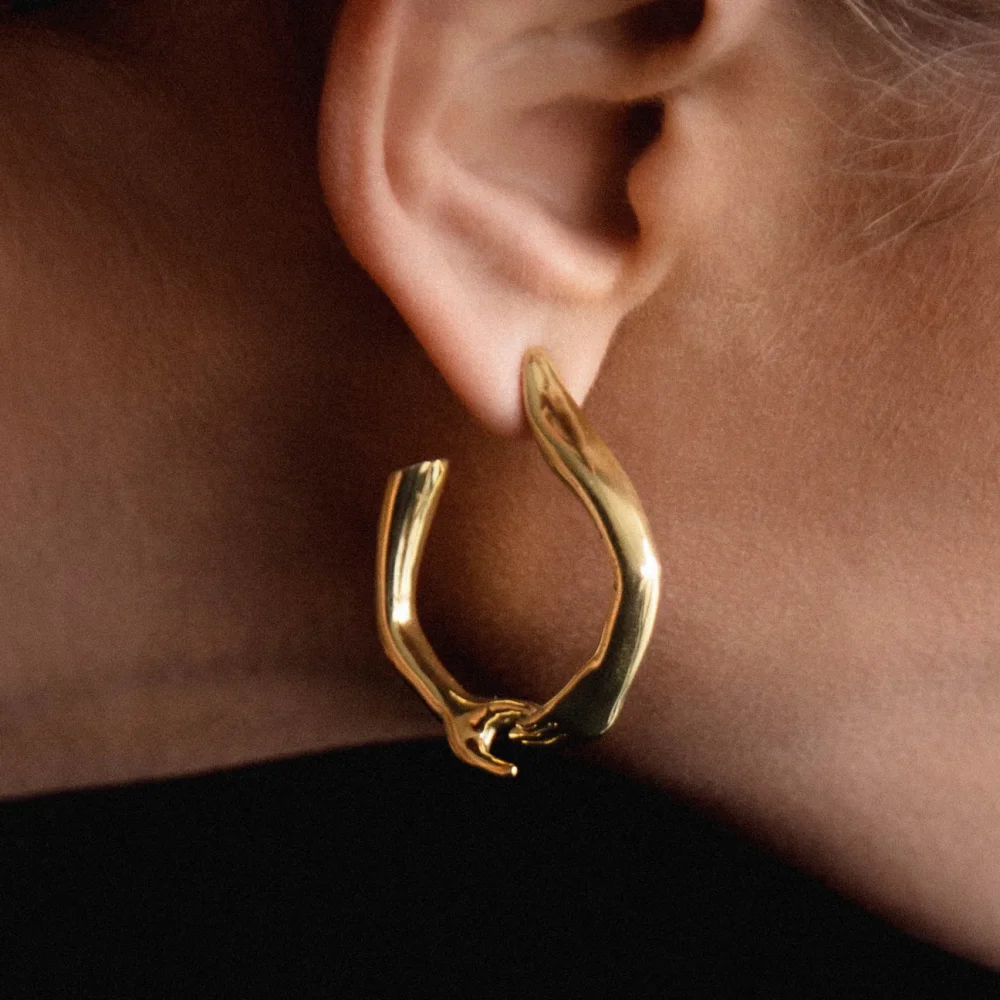 Regalo De Muslimde La Sra. Clavos En Forma De C Con Mango De Acero Inoxidable De Oro Y Plata