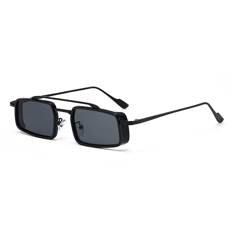 Trendy Double-Rail UV-Resistant Small Frame Sunglasses - Fashionable & Business Style
