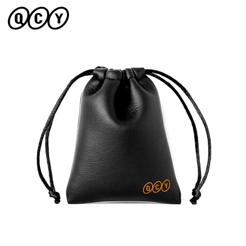 12510pcsQCYSoftPULeatherHeadphoneBagEarphoneHeadsetPouch