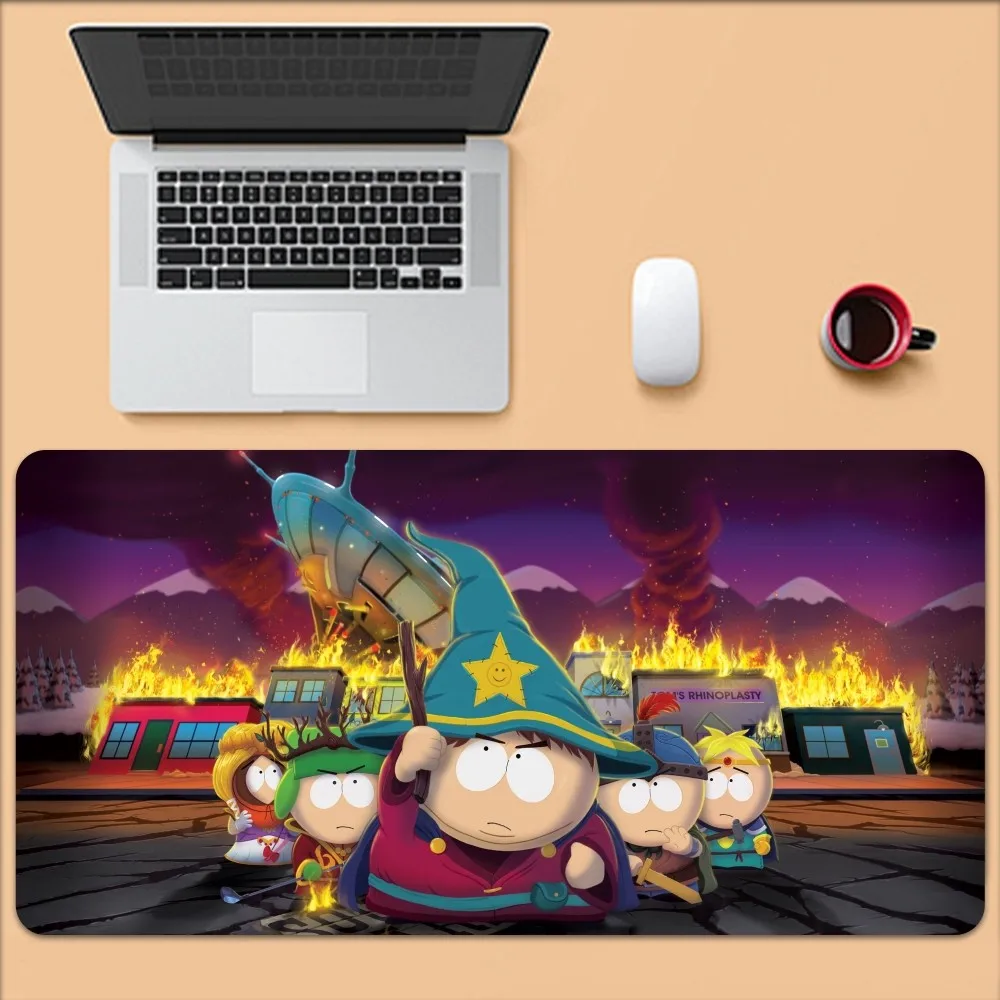 S-South Cartoon Park Mouse Pad Large Gaming Compute Gamer PC Keyboard Mouses Mat 5
