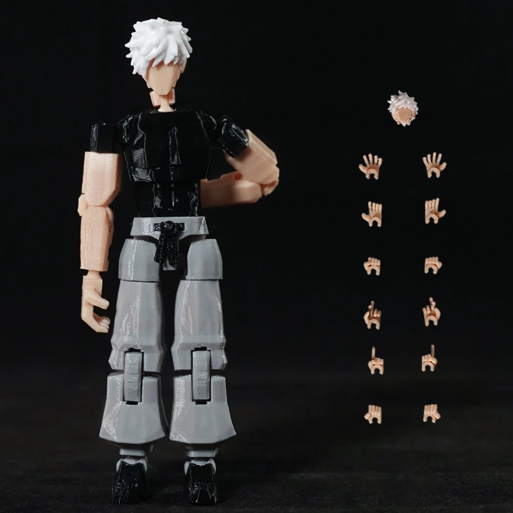 3D Printed Ryomen Sukuna Anime Shapeshifting Action Figure Ornaments