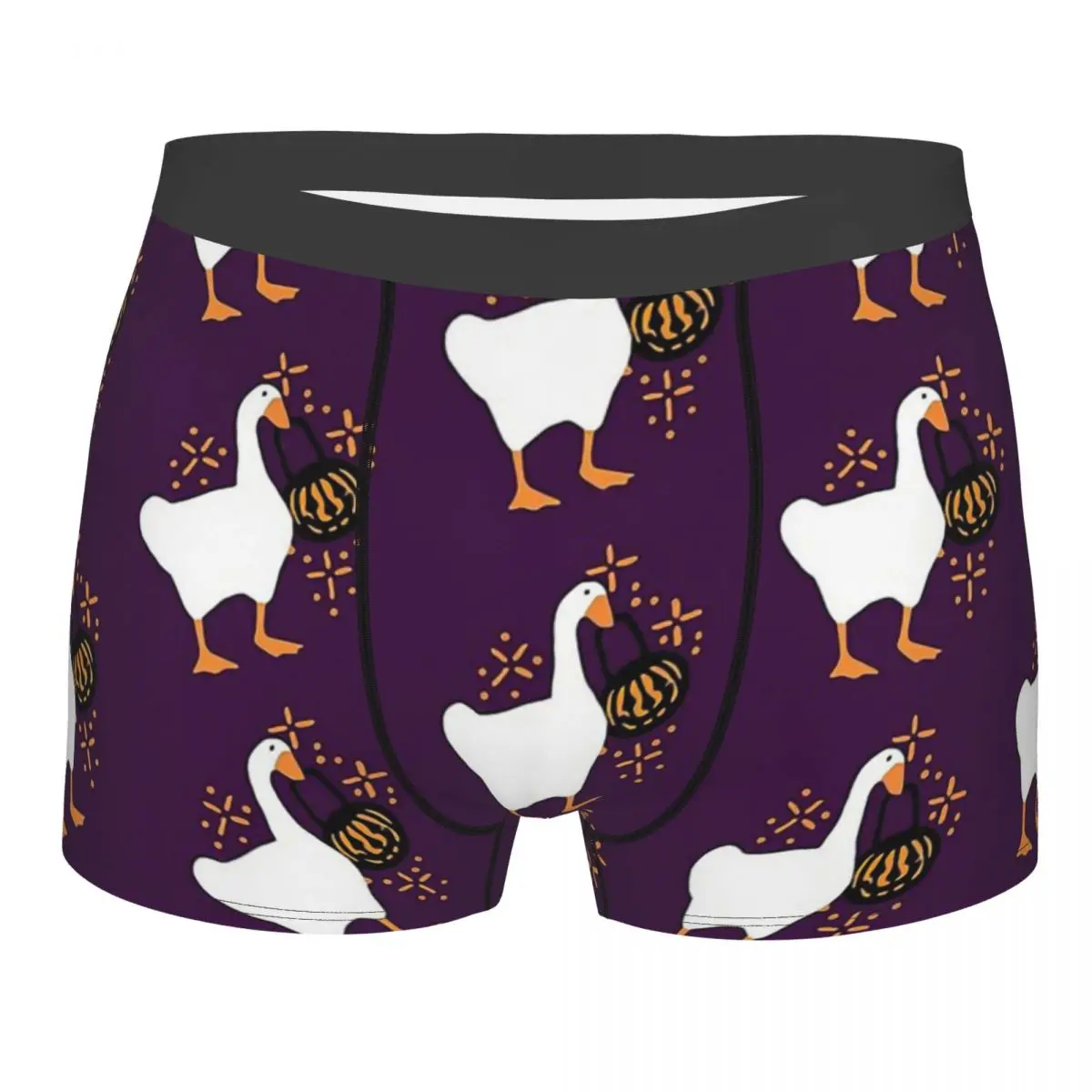 

Halloween Candy Pumpkin Untitled Goose Honk Bell Game Internet Meme Underpants Homme Panties Male Ventilate Shorts Boxer Briefs
