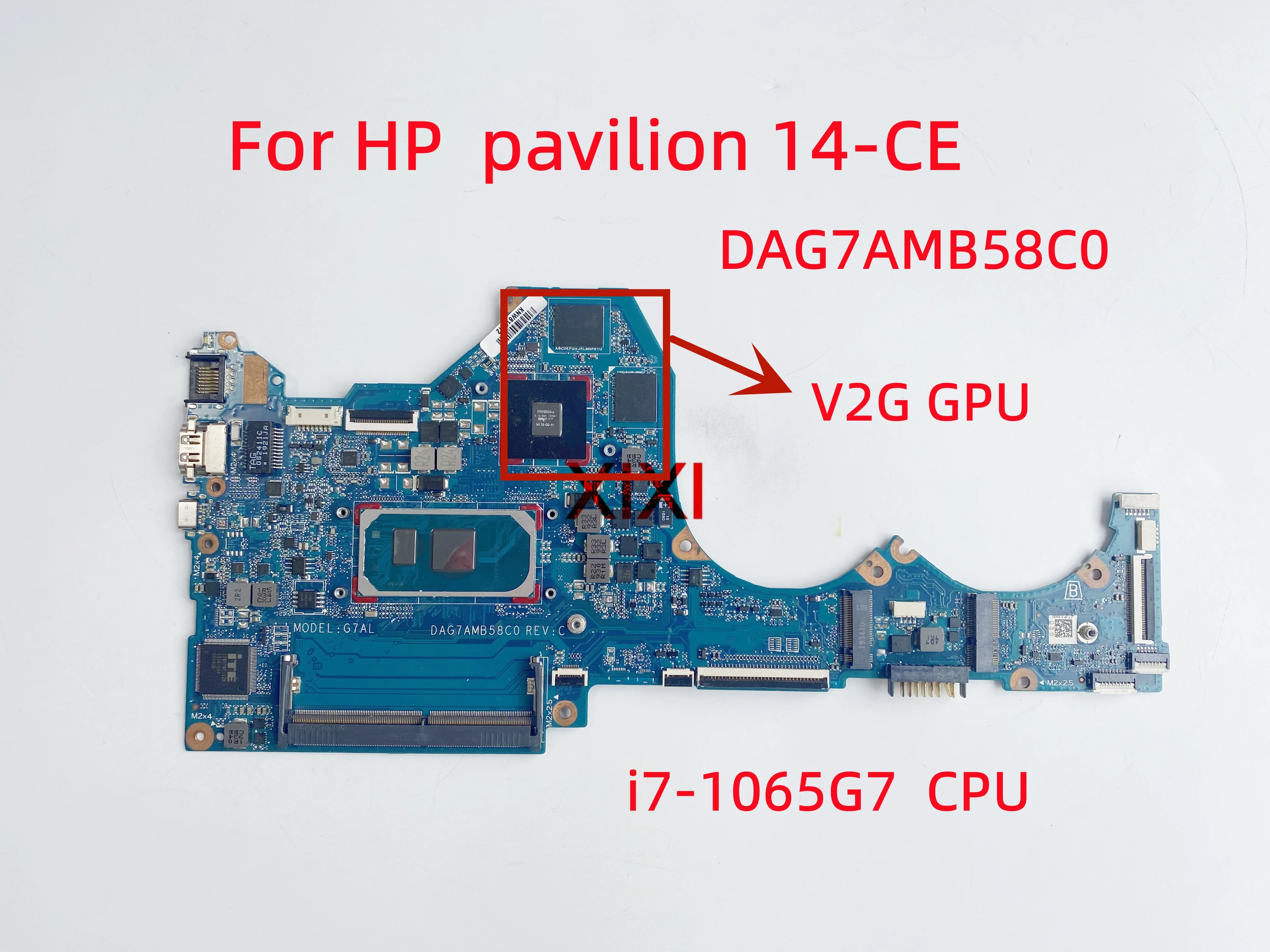 DAG7AMB58C0 For HP pavilion 14 CE Laptop Motherboard With i7 1065G7 CPU