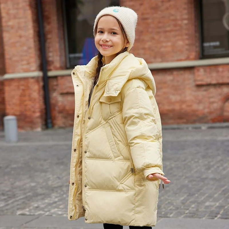 

Winter Kids Down Parka Jacket Children Clothing Girls Boys Puffer Jacket Clothes Long Toddler Coat Snowsuit Outerwear Overcoat