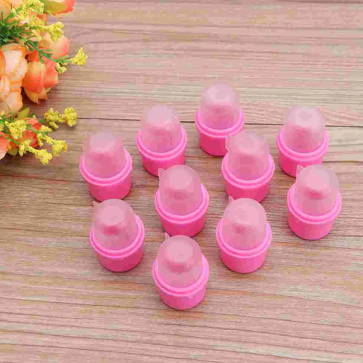 

10Pcs Manicure Nail Soaker Covers Crystal Nail Removing Covers Nail Polish Removers Practical Manicure Tools