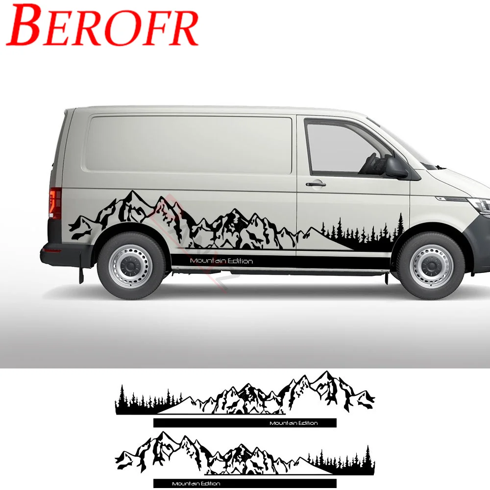 4 Pz/Lotto Adesivi Per Auto Per Volkswagen Vw Transporter T4 T5 T6 Multivan Caravelle Camper Camper Decalcomanie Fai Da Te Accessori