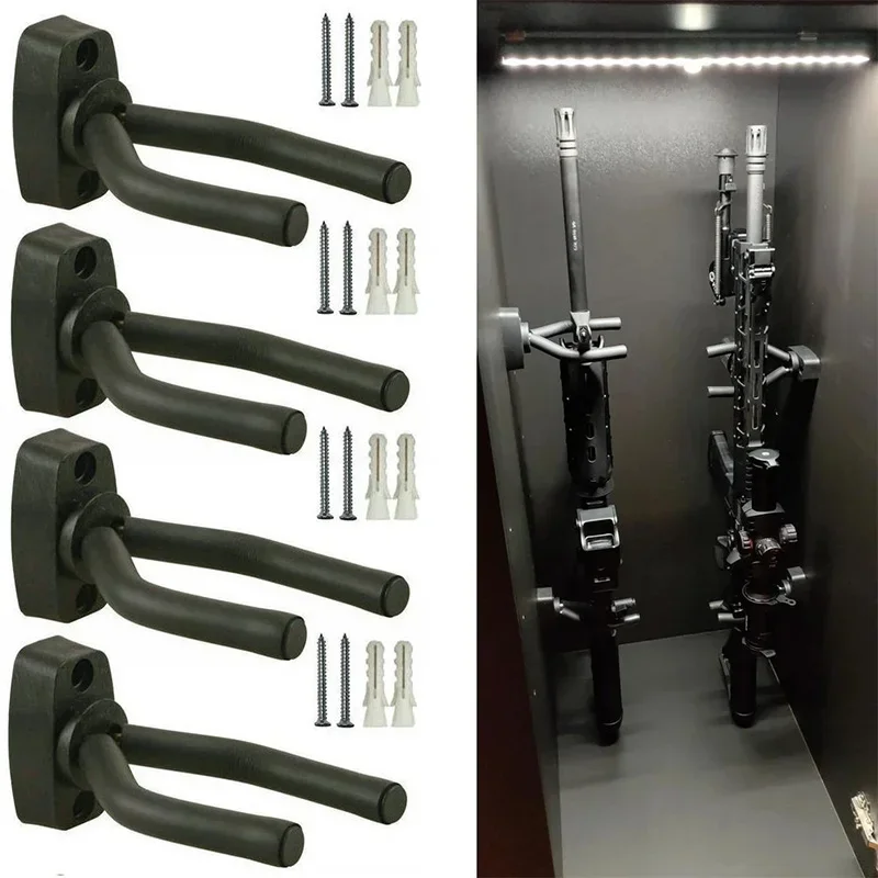 Gun racks Wall Mount Storage Display Hanger Hook For Rifles Shotguns Pistol Airsoft Compound Bow Baseball Bat