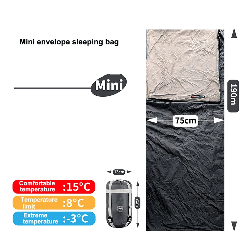 Soft Cotton Sleeping Bag for Outdoor