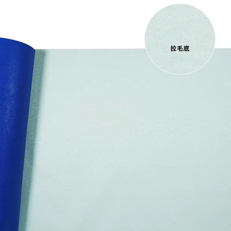 137CM X 90CM 0.6mm 당겨진 바닥 나파 패턴 양 패턴 PU 소프트 가방 가죽 케이스 포장 재료 컬러 가죽
