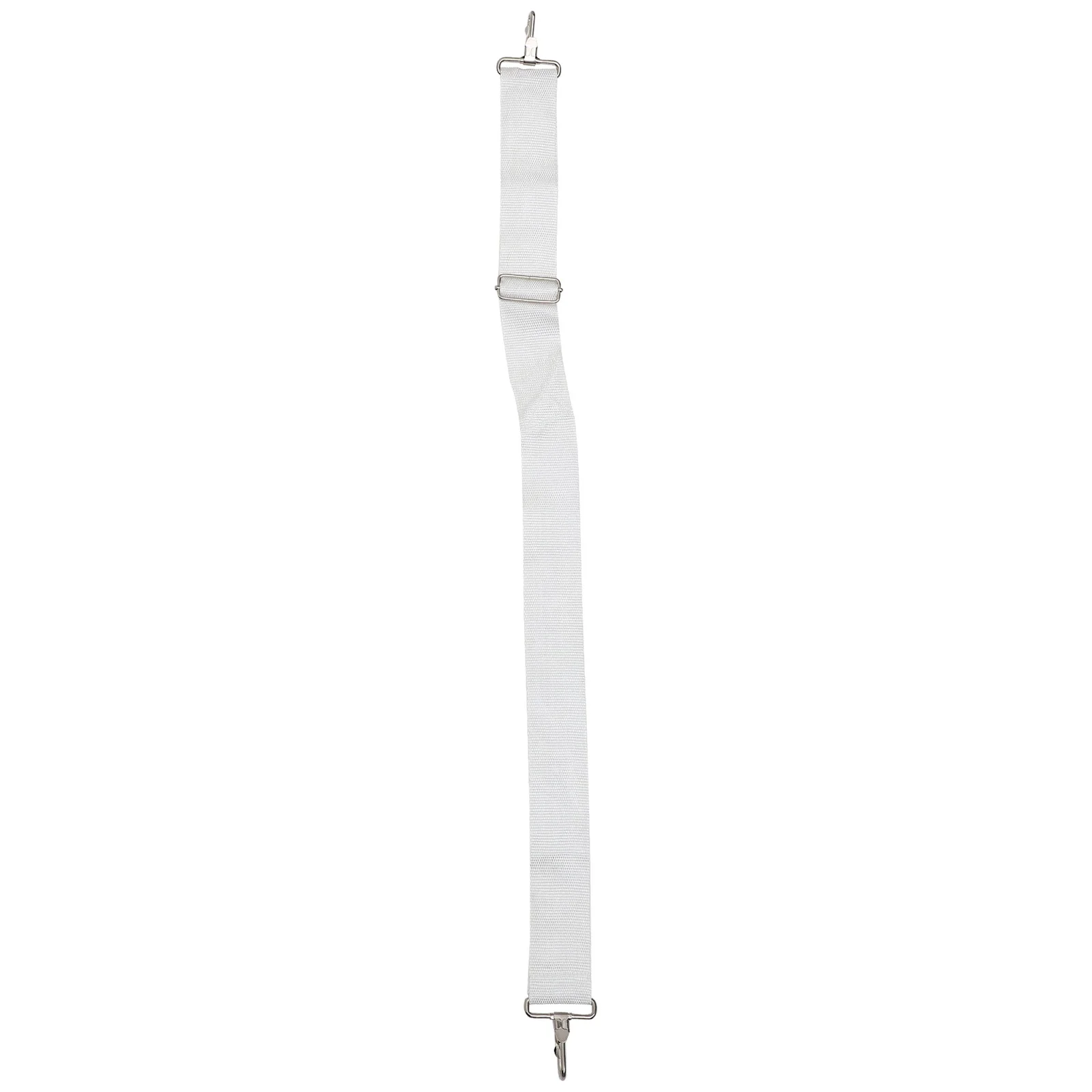 White Adjustable Snare Drum Strap Oxford Cloth High Strength Parade Marching Sling Percussion Accessories Lasting