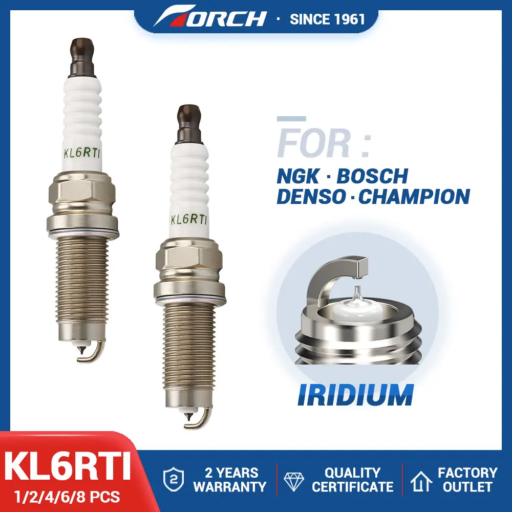 China Original Iridium Spark Plug Torch KL6RTI Replace for Candle