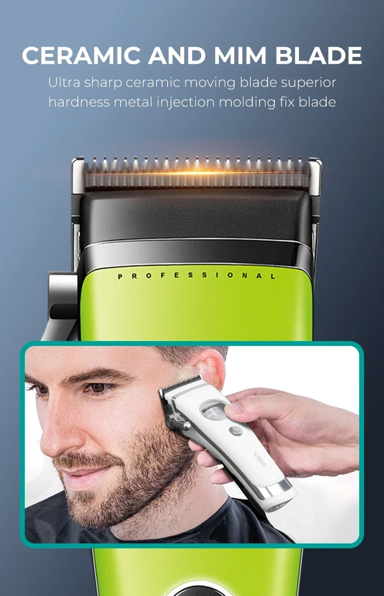Trimmer Professional Hair Clipper Cordless Hair Cutting Machine Barber External
