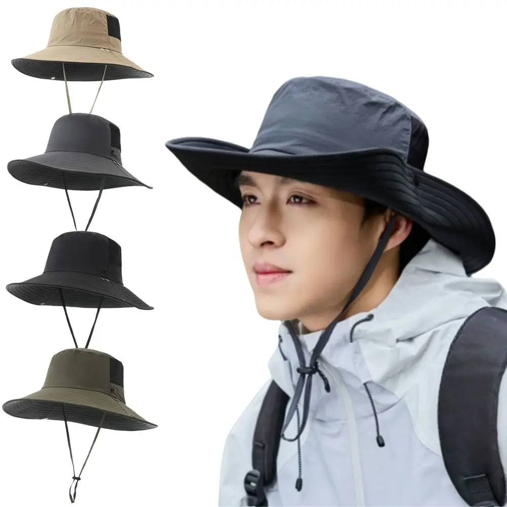 패션 속건 버킷햇 통기성 자외선 차단 캠핑 하이킹 캡 안티UV 햇빛 가리개 여름 모자
