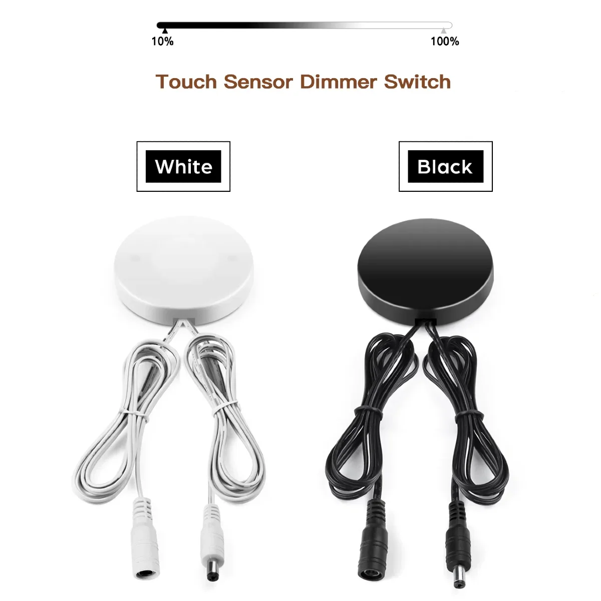 DC12V-24V 60W LED 조광기 패널 스위치 침투 가능한 25mm 목재 유리 아크릴 터치 및 핸드 스윕 센서 LED 조명용 무단 조광