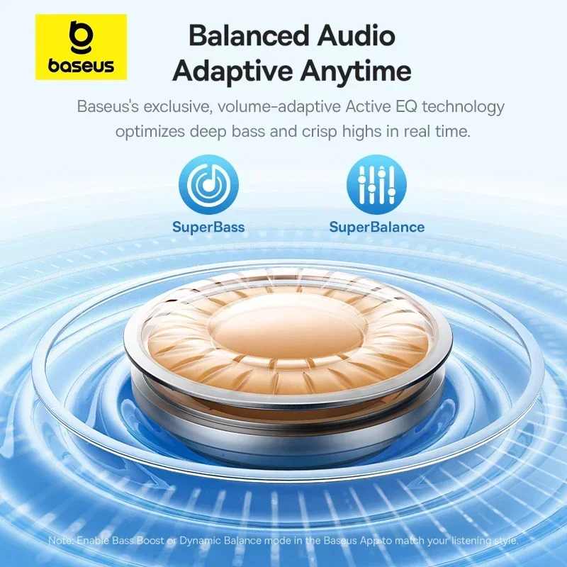 Baseus EP10 Pro ANC Earbuds Wireless Bluetooth 6.0