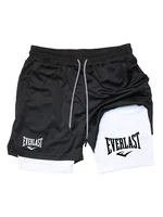 Short de course 2 en 1 pour hommes, Double pont, vêtements de Sport, Fitness, pantalons courts, entraînement, bas de Jogging, vêtements pour hommes 4