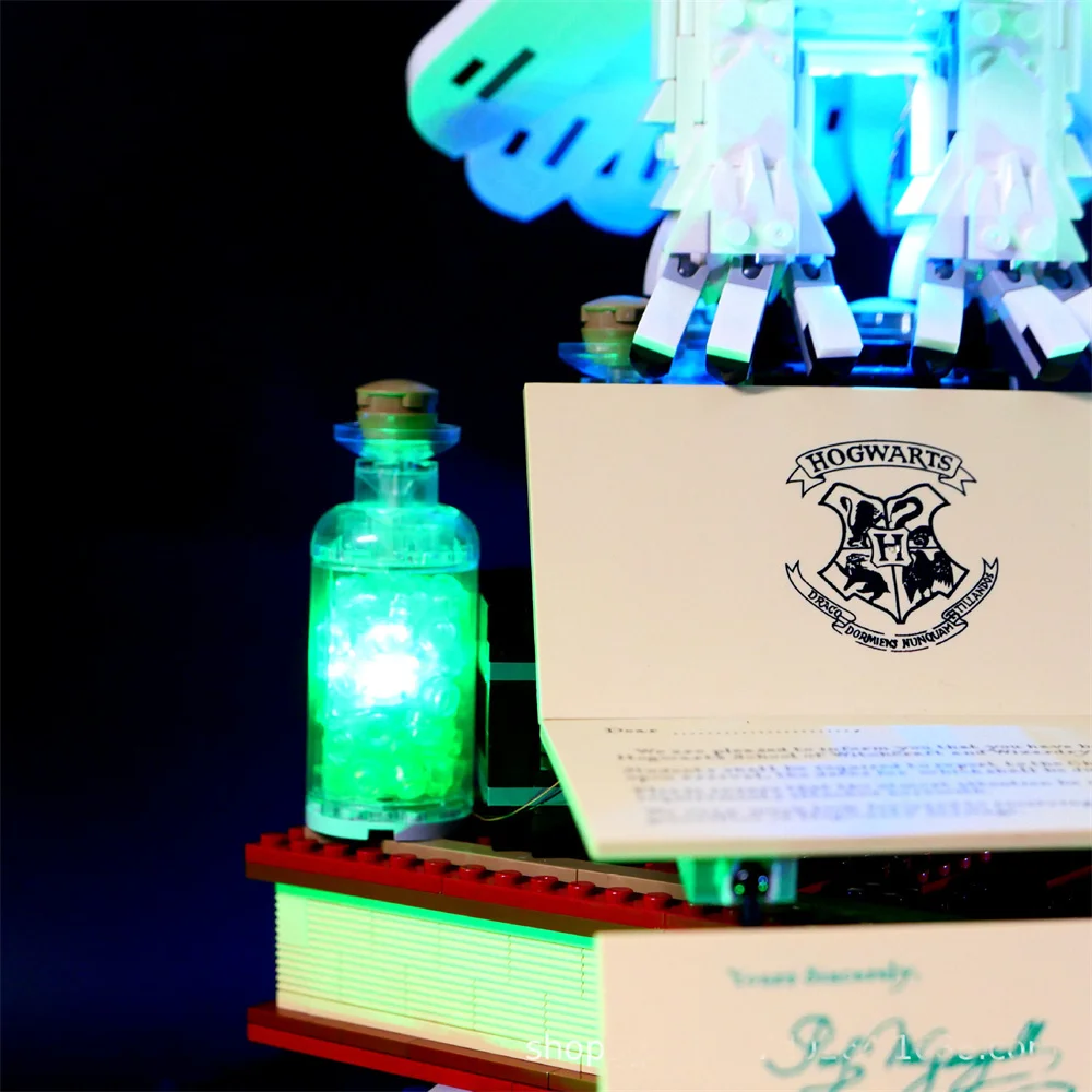 Harrysing Potter Movie Lighting Set For 76391 Hogwarts Hedwig Not Incldue Building Block(Only Led Light Kit) 3